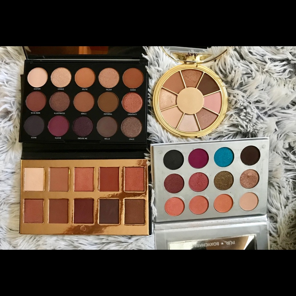 Eyeshadow bundle- Morphe, Tarte, Pur, CrownPro